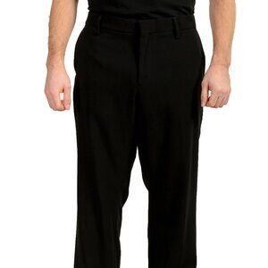 Just Cavalli Men's Black Flat Front Dress Pants US 42 IT 58